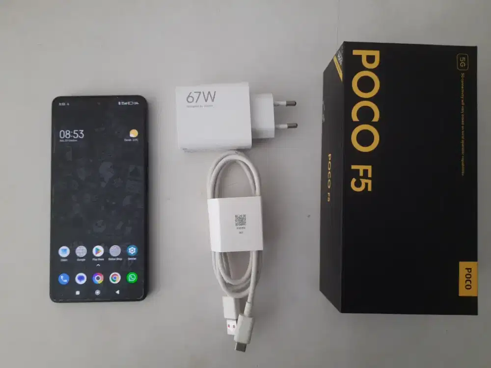 Xiaomi Poco F5 8/256 Fullset Kondisi Mulus