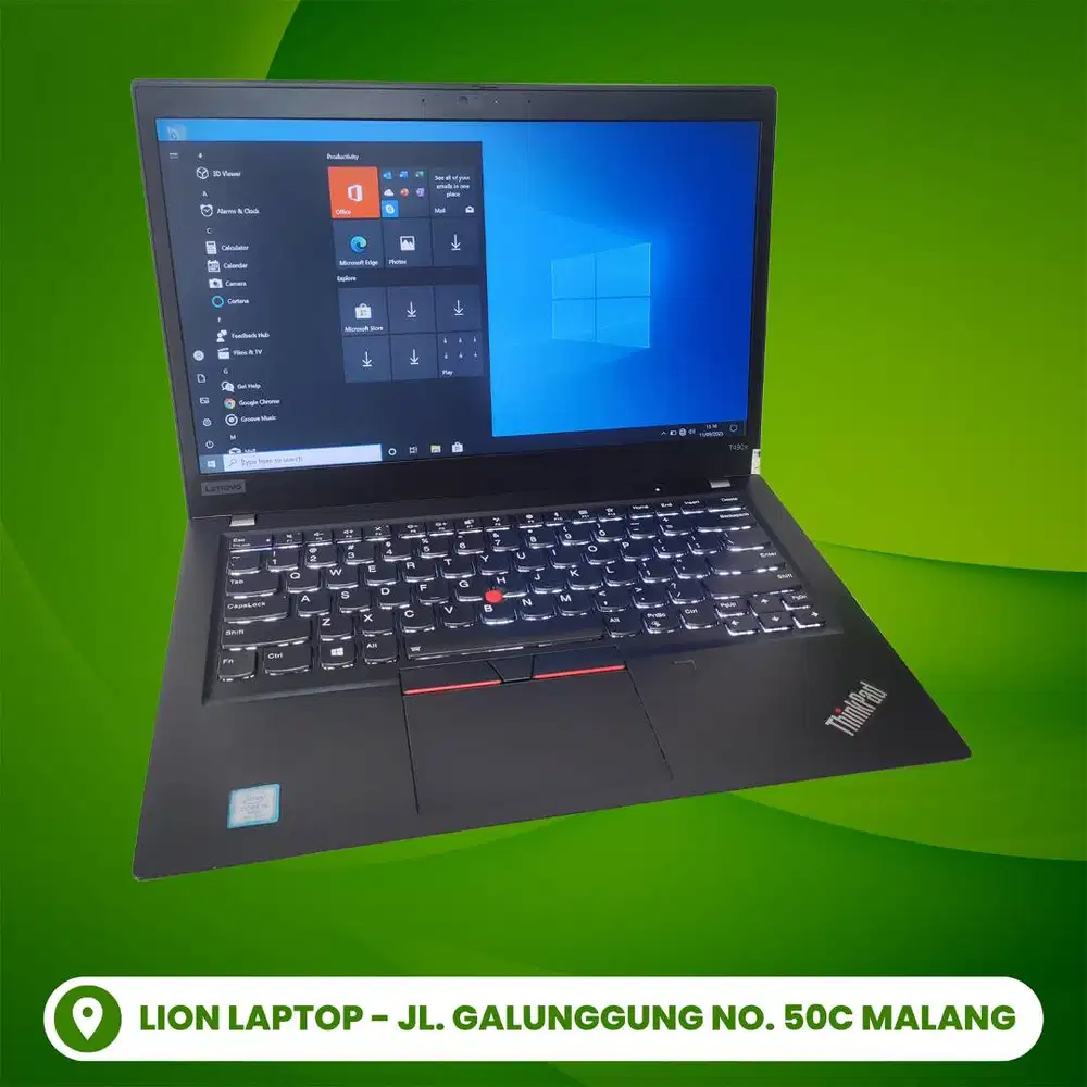 RAM 16GB SSD 512GB Core i5 Slim Lenovo Thinkpad T490s [08|10]