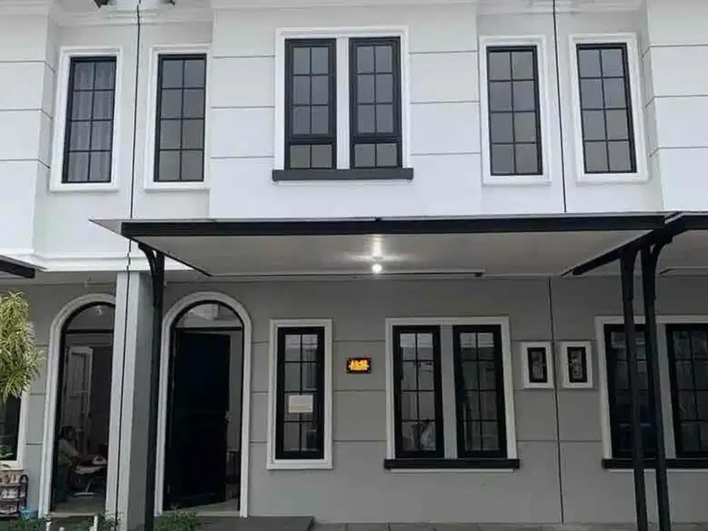 Dijual rumah full furnish perumahan mansion nine lakarsantri