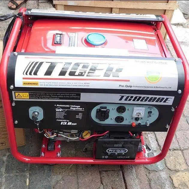 Genset 5500watt stater TIGER 8800E generator TIGER