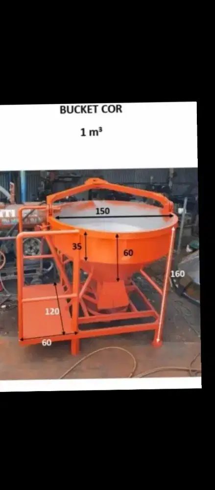 Sewa/rental Bucet cor 1000 - 800 liter