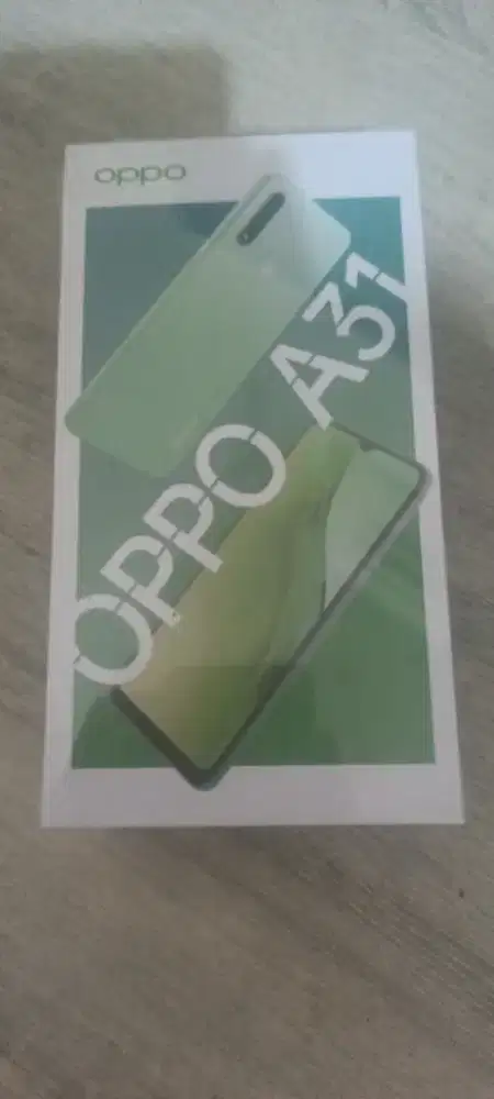 Oppo A31 ram 6/128 dapat dorprize masih segelan mau jual aja