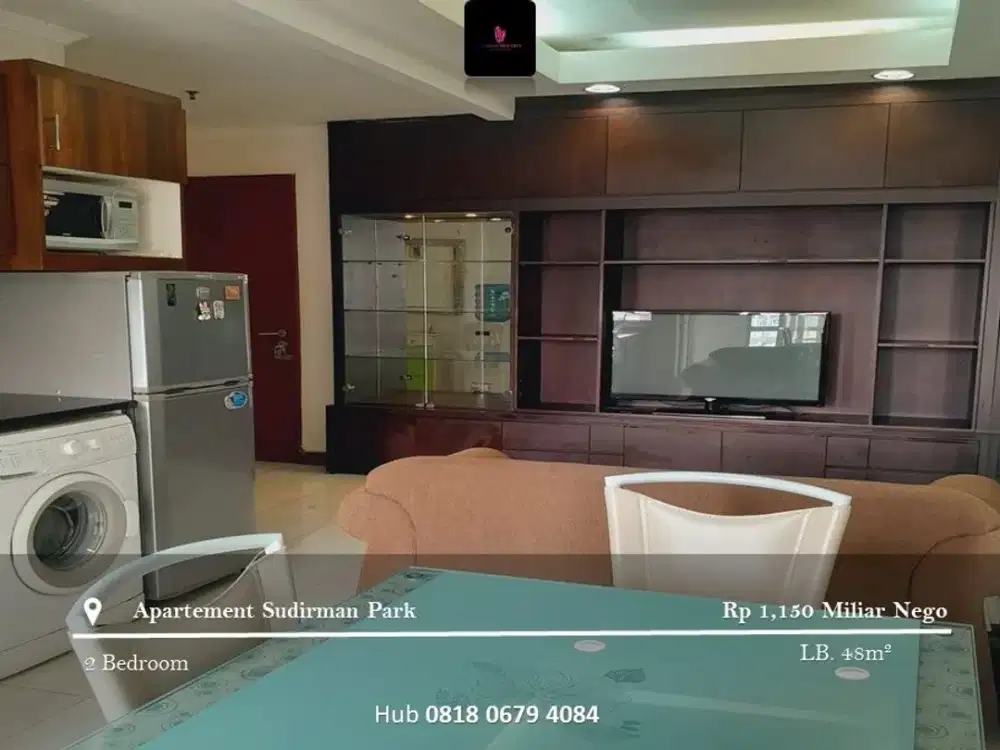 Dijual Apartement Sudirman Park Low Floor 2BR Full Furnished