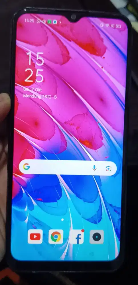 jual hp realme layar besar tinggal pakai