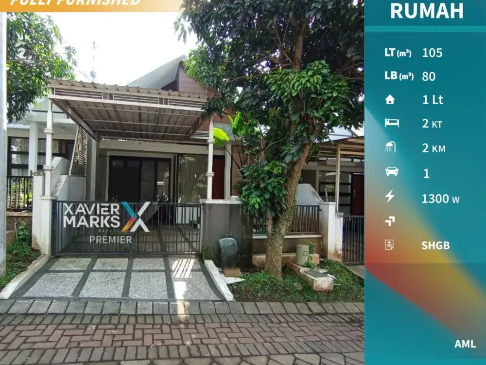 Dijual Rumah Full Furnish Modern Minimalis di Greenland Malang