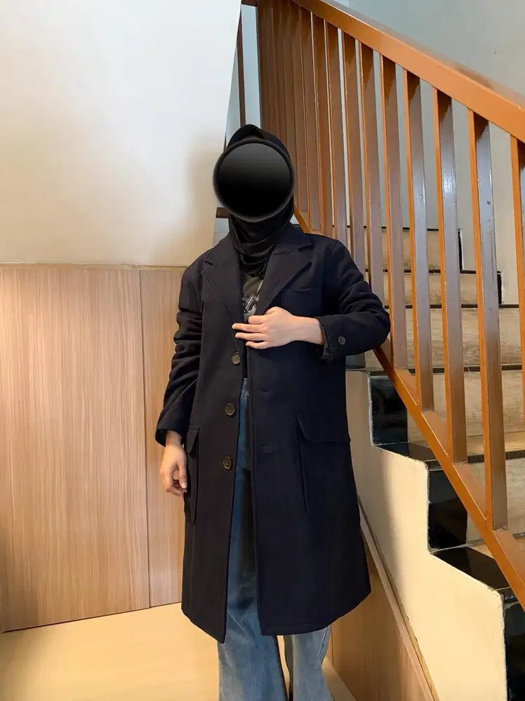 Coat Winter Tebal Navy LD 105 - 110 Sevendays Sunday