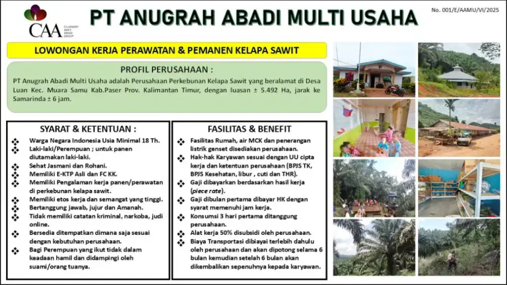 Lowongan kerja KTP dan kk