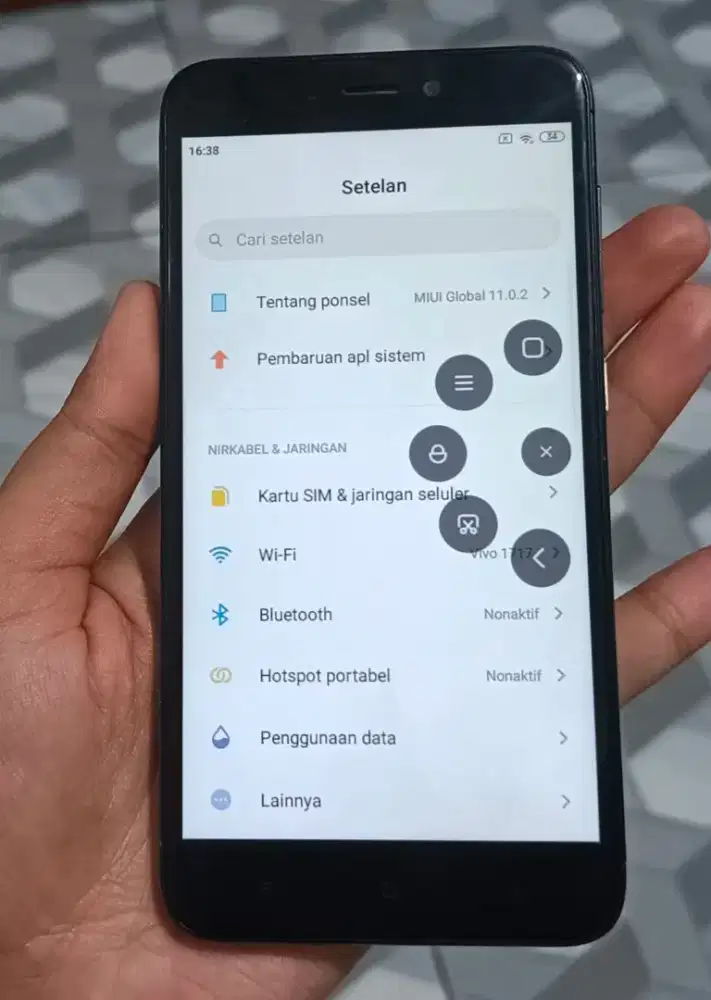 Xiaomi Redmi 4X Ram 4/64gb Batangan,Minus tombol kembali tdk bs
