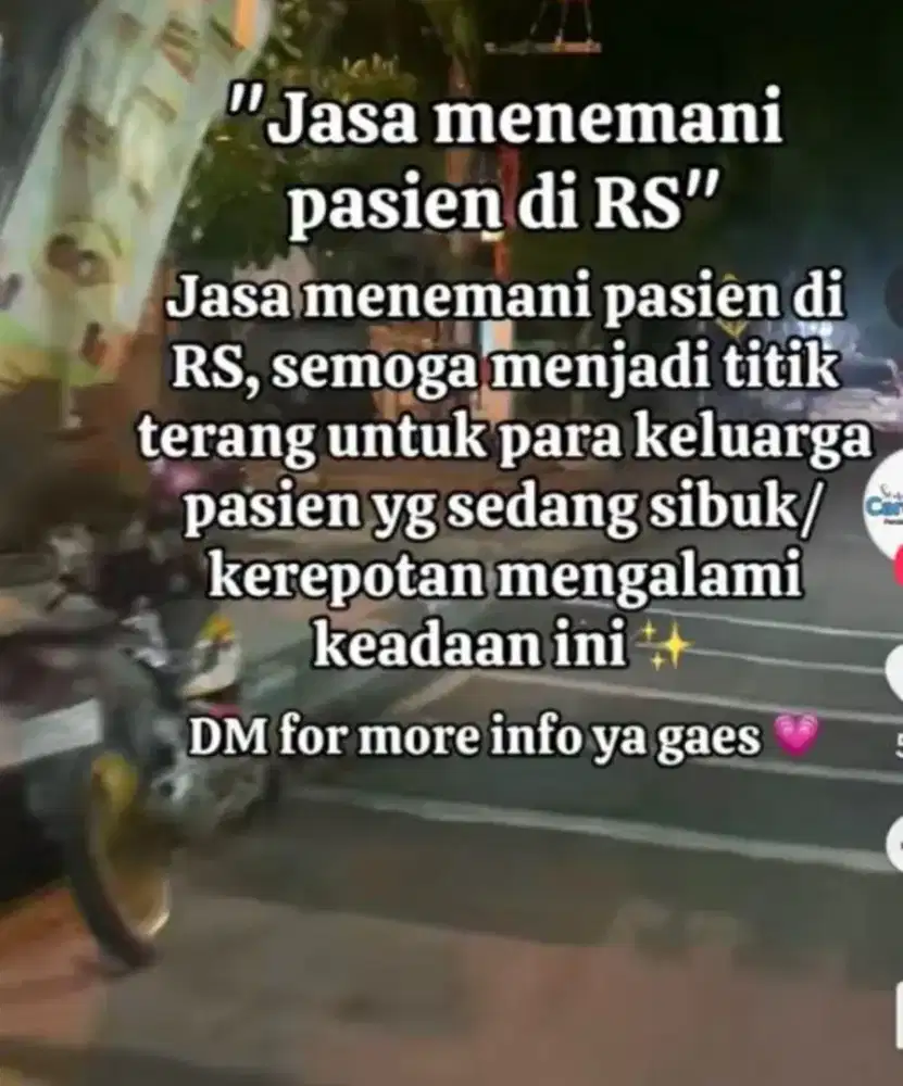 Sewa jasa menunggu pasien