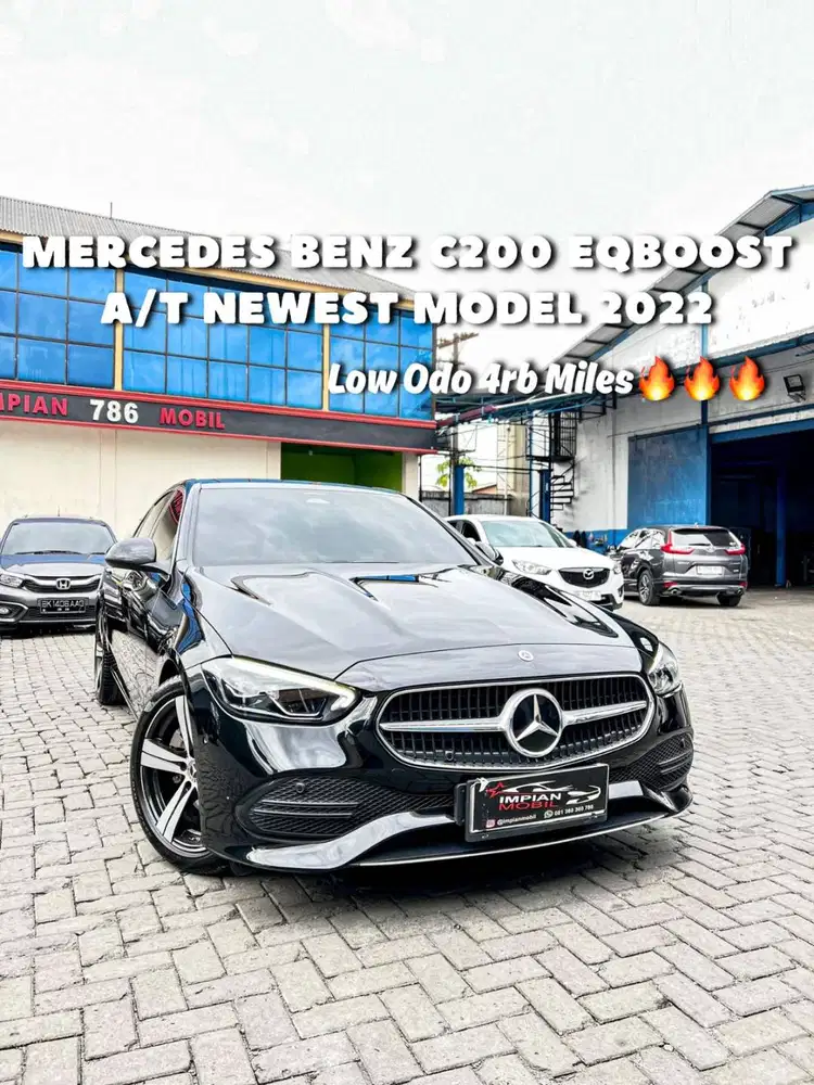 Mercedes Benz C200 1.5 EQBOOST Avantgarde A/T Hitam 2022 gla gle bmw