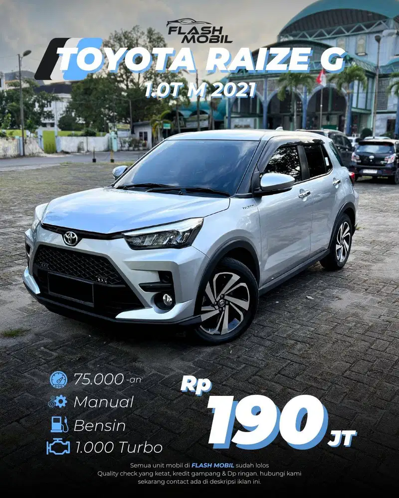 TOYOTA RAIZE G 1.0T M/T 2021
