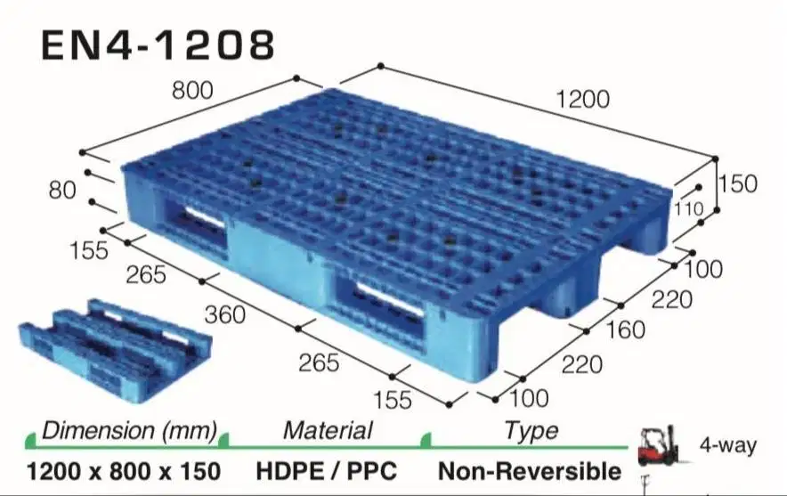Palet plastik industri IKP208