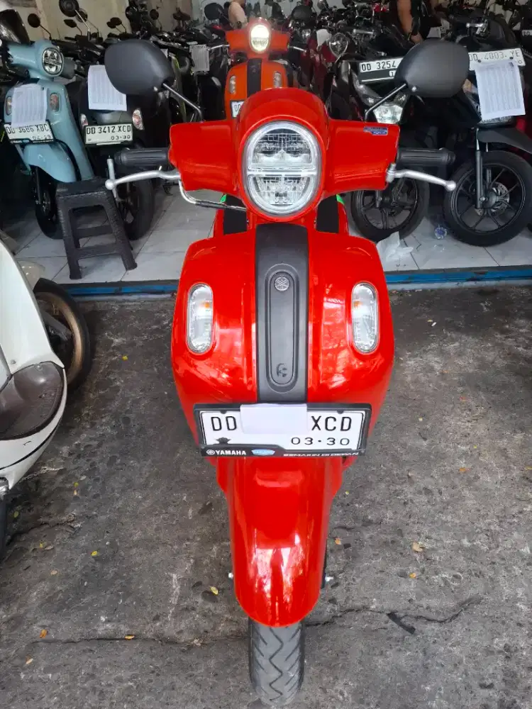 Yamaha Fazzio 125cc 2025 merah pake kunci