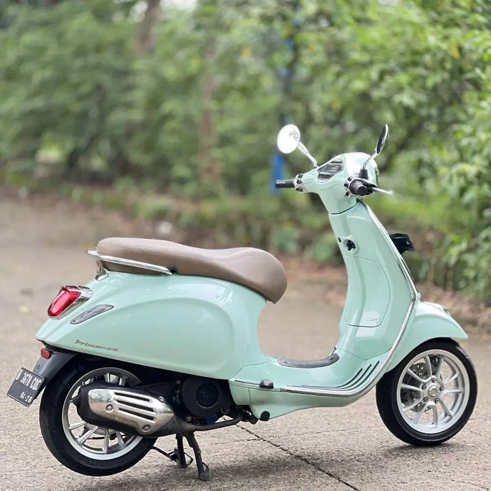 MULUS BANGET! VESPA PRIMAVERA 150 ABS IGET SILVER 2021 KM 11K PAJAK ON