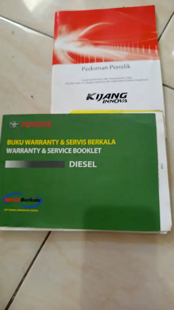 Manual book kijang innova Diesel 2018