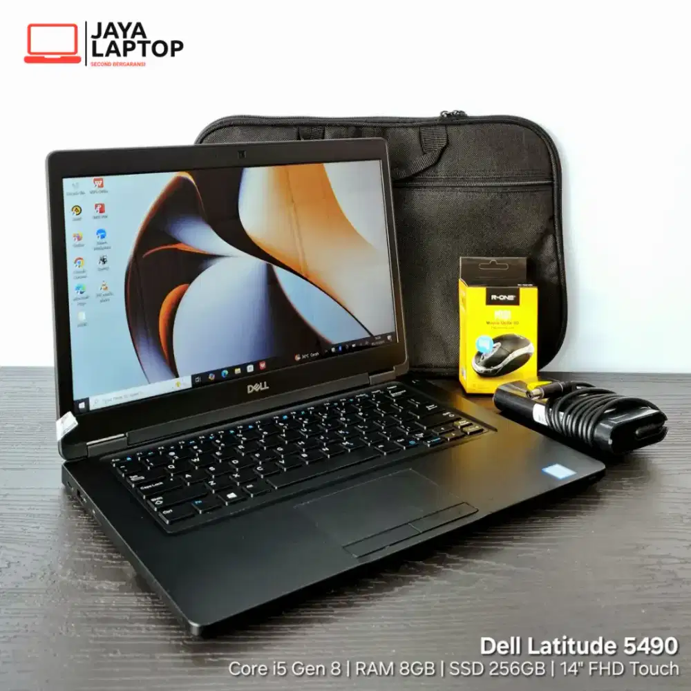 Dell Latitude 5490 Core i5 Gen 8 RAM 8GB SSD 256GB Laptop Second Bekas