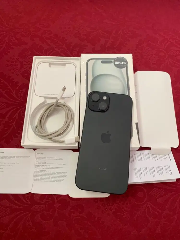 IPHONE 15 128GB REAMI INDO FULL ORI ON MARET 2026