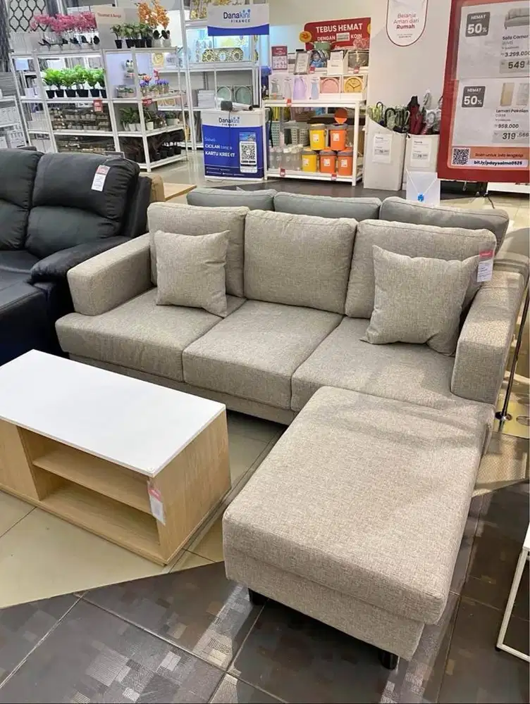 Sofa L promo free ongkir