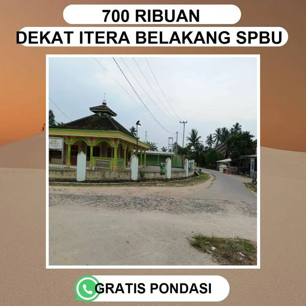TANAH STRATEGIS MURAH SAMPING KANTOR BALAI DESA