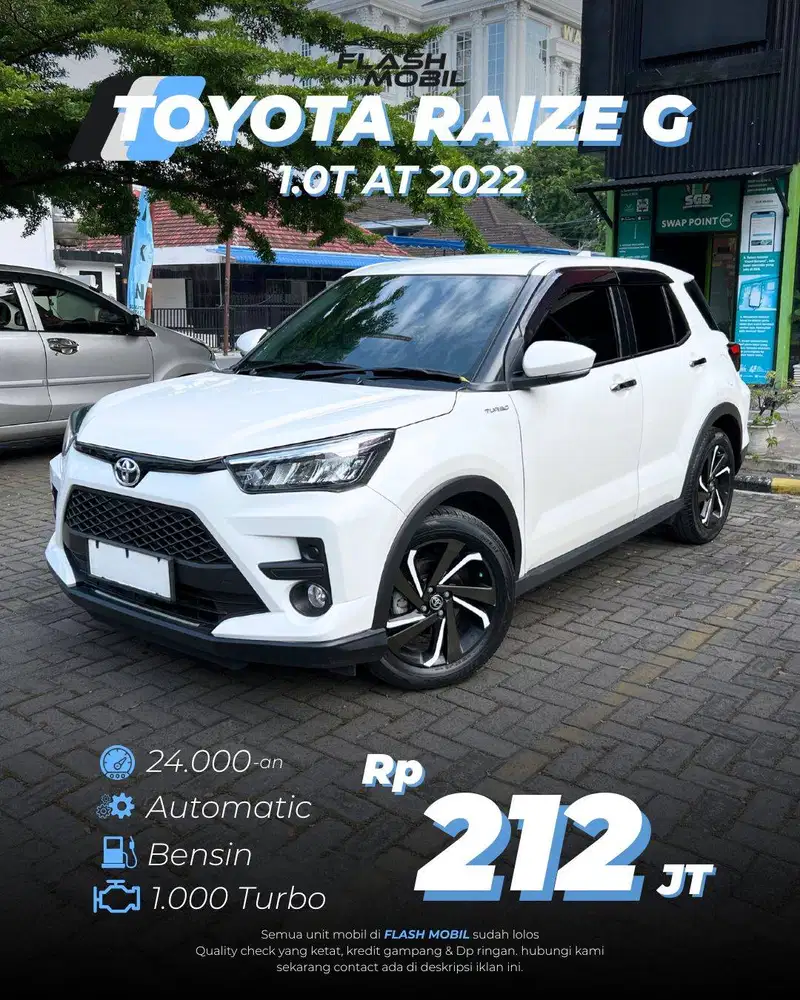 TOYOTA RAIZE G 1.0T A/T 2022