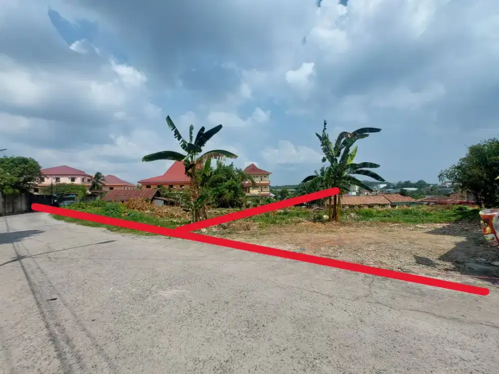 Tanah kosong Sukabangun cocok bangun Kost