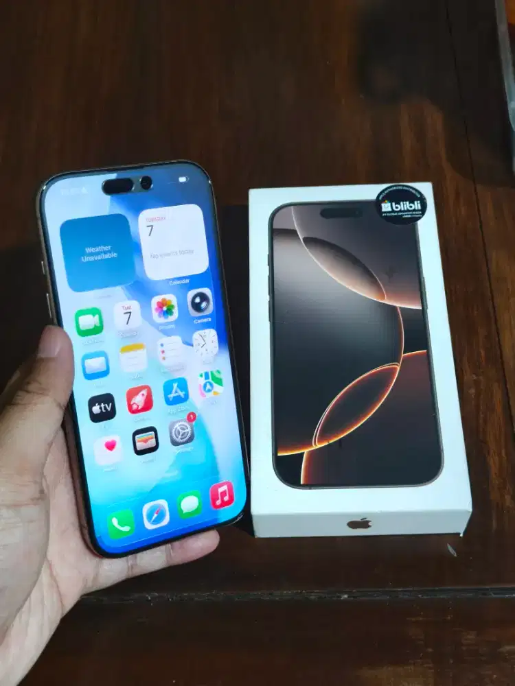 iPhone 16 pro 128GB Garansi Resmi Indonesia BliBli SA A