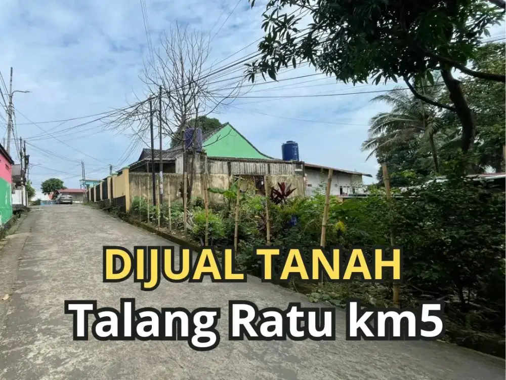 Tanah Strategis KM5 JL Talang Ratu Palembang