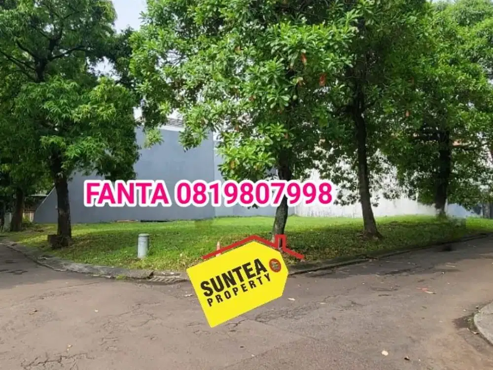 Kavling Posisi Hook di Puri Bintaro Siap Bangun