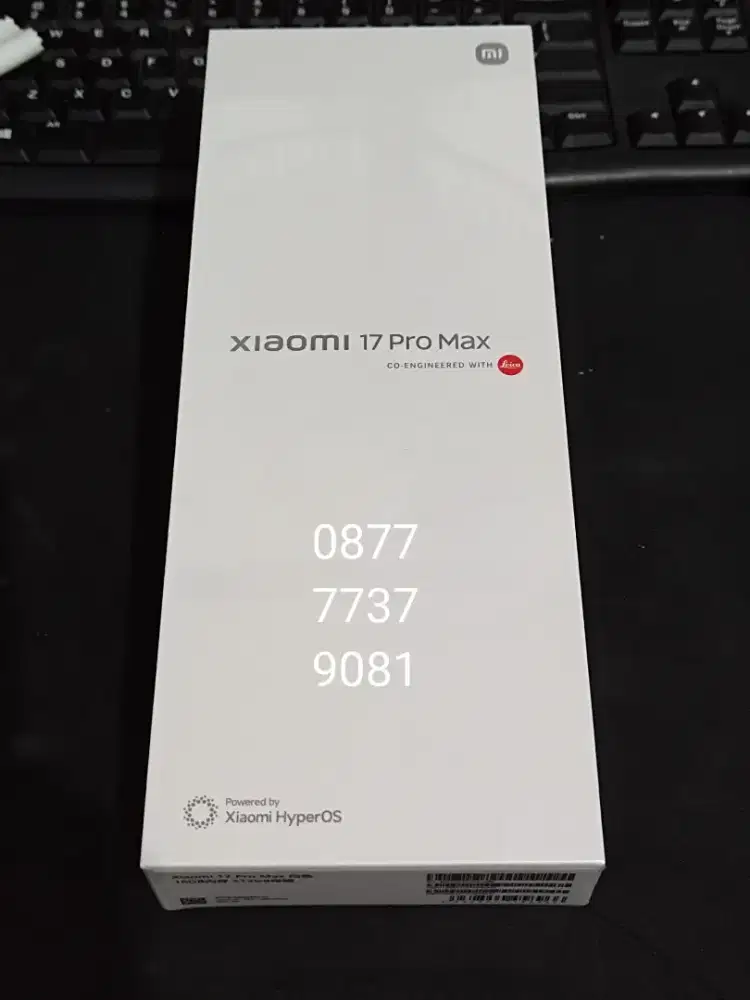 Xiaomi 17 Pro Max 16 + 512 GB - Bayar Pajak (22.6 JT)