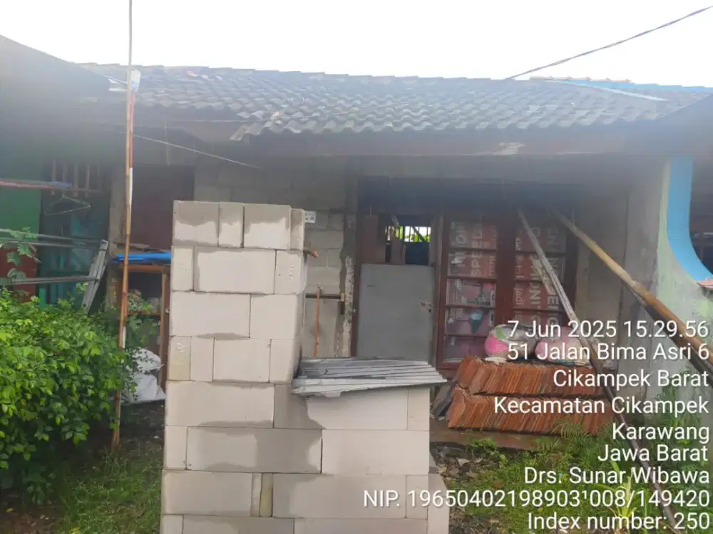 Di jual rumah perumahan pondok Melati cikampek