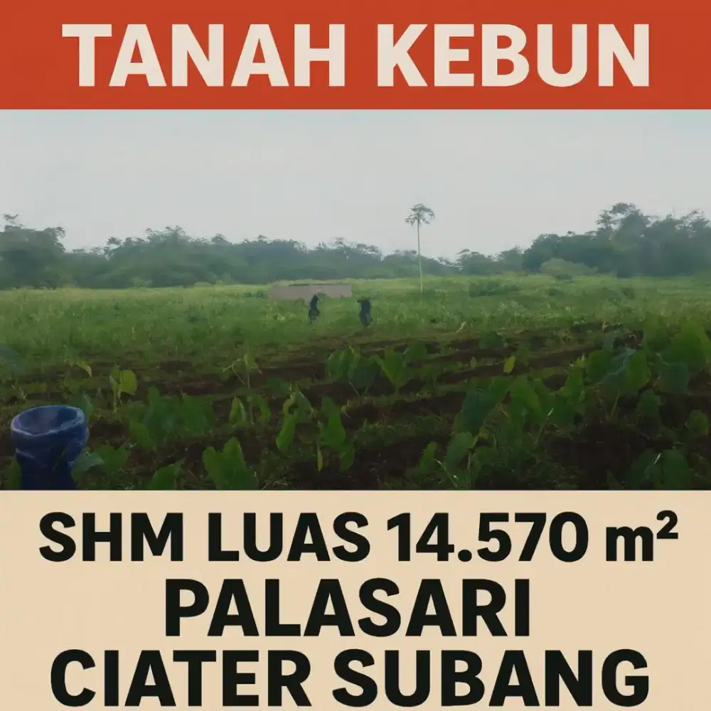Tanah Pekarangan Hak Milik Di Ciater Siap Bangun