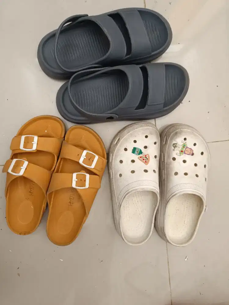 SET SANDAL BAIM CROCS 3PCS