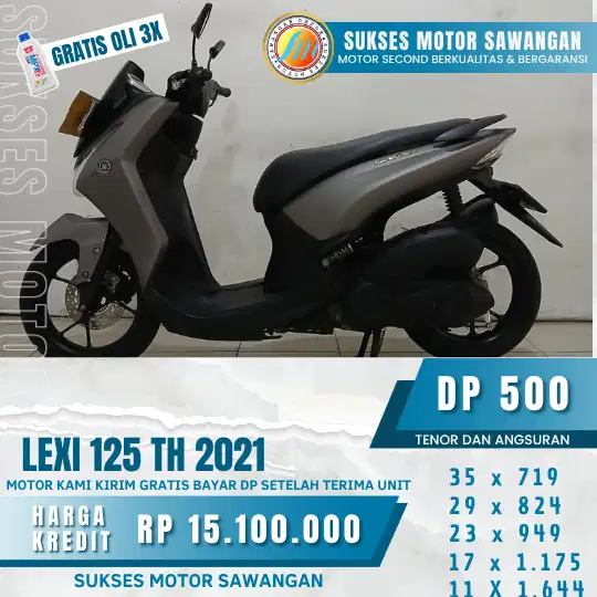YAMAHA LEXI 125 TH 2019. JUAL CASH ATAU KREDIT,TUKAR TAMBAH