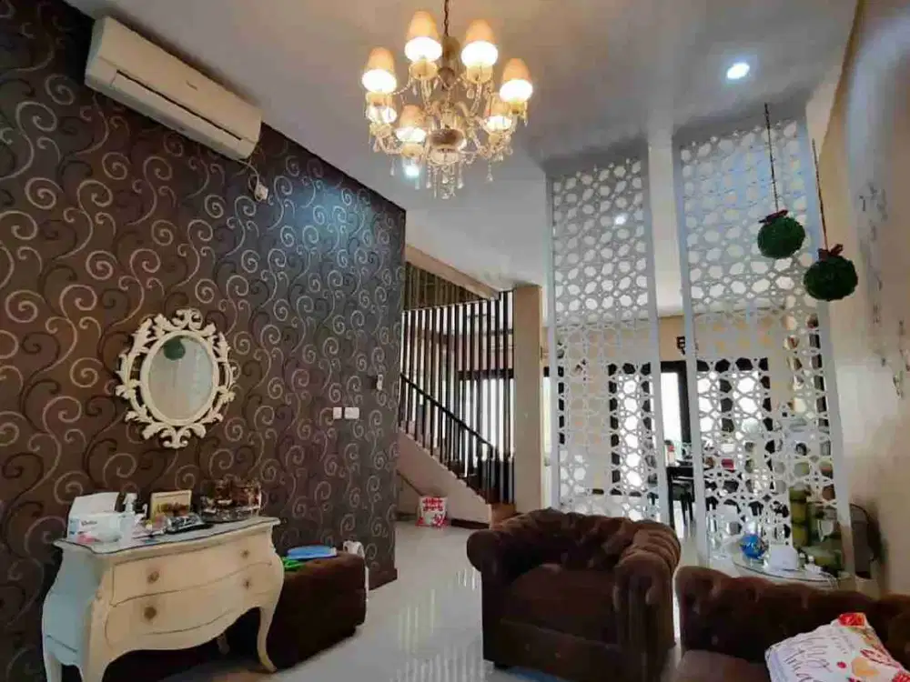 Dijual Rumah Mewah 2 Semi Furnish Di Cluster Elit Harapan Indah
