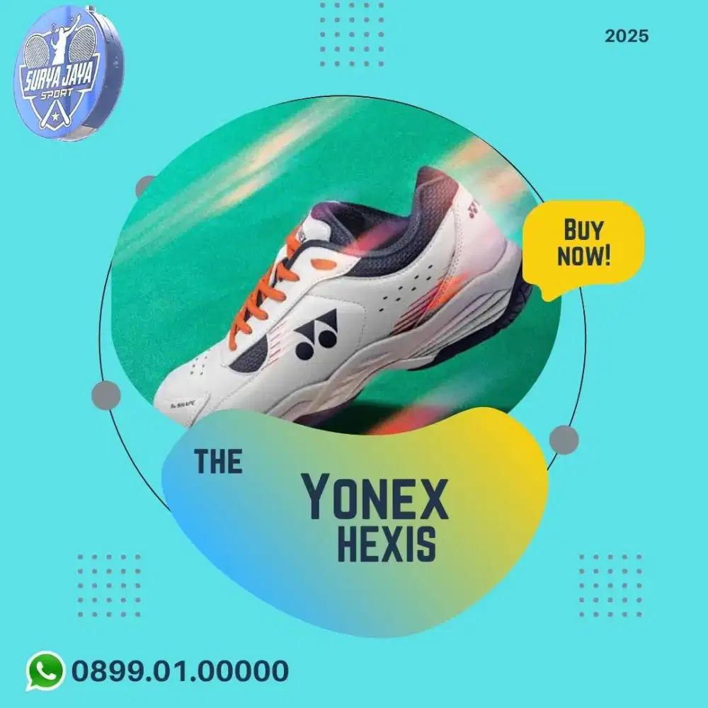 Sepatu badminton merk yonex mizuno rs