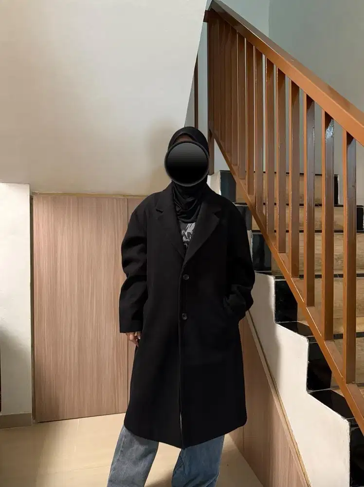 Coat Winter LD 115 Global Uniqlo (GU) Hitam