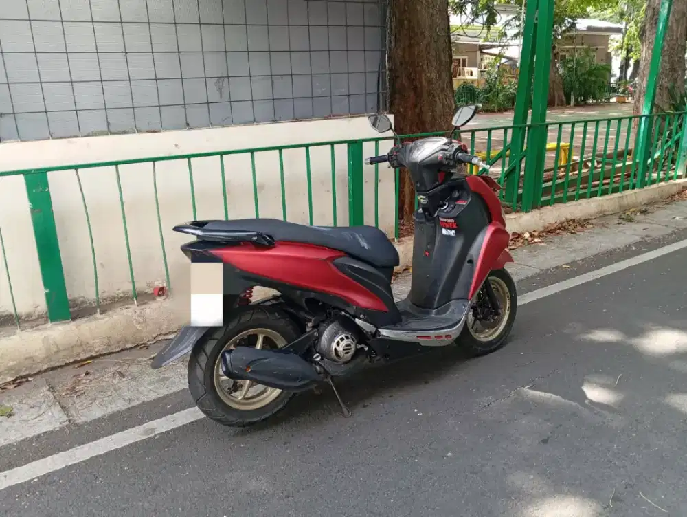 di jual cepat murah Yamaha Freego S keyless 2018 akhir merah doff