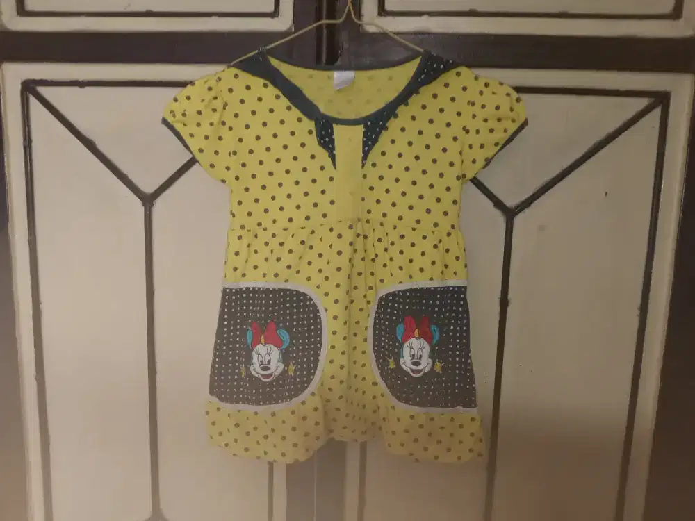 Baju Minnie mouse Anak