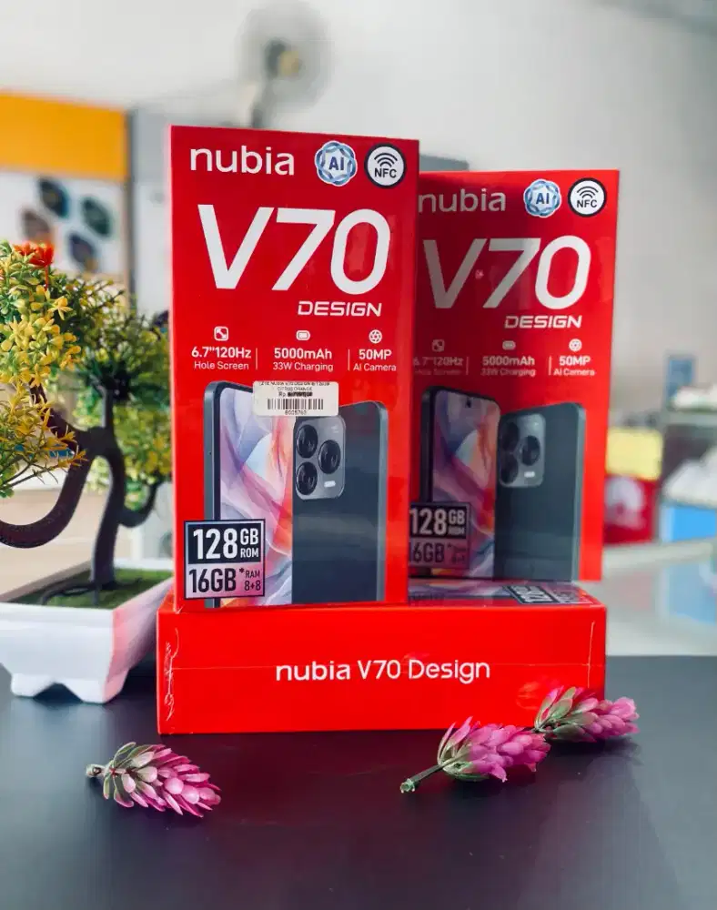 Nubia v70 Desain