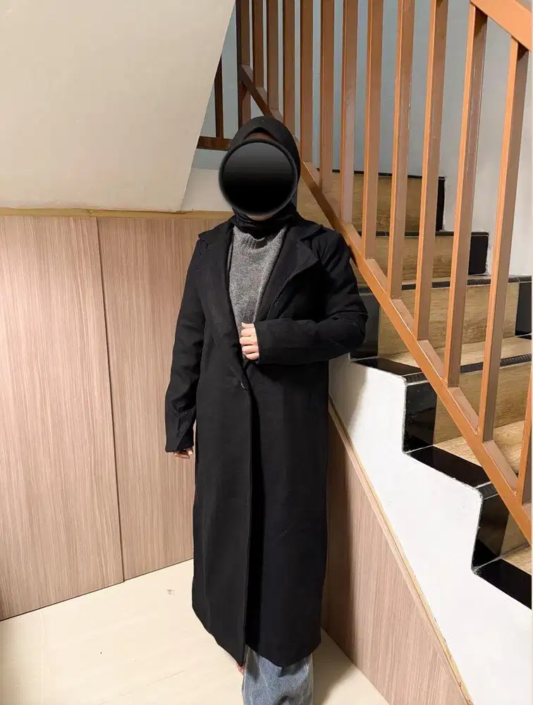 Coat Winter Shein Black LD 110