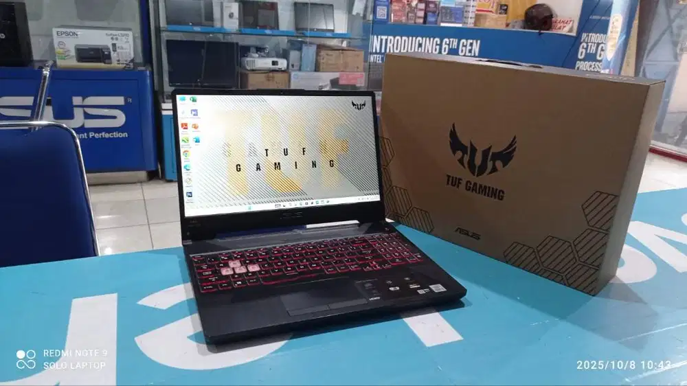 TUF GAMING FX506LH CORE i5 GEN 10 RAM 8GB/SSD 512 GB/VGA GTX 1650 4GB