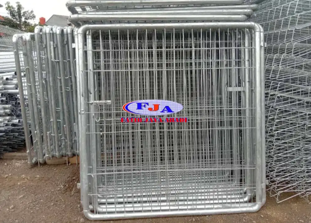 Pintu Pagar Brc swing Tunggal T.190 cm x L.100 cm HDG