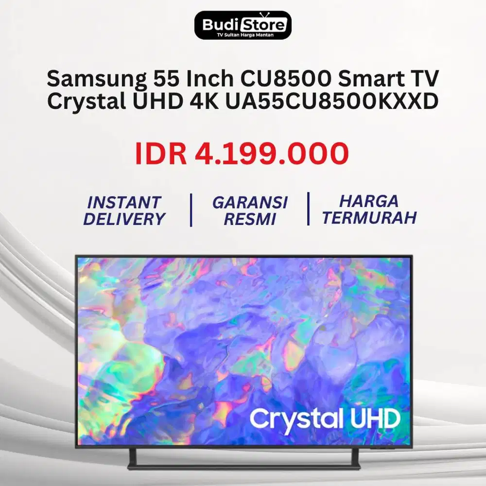 Samsung 55 Inch CU8500 Crystal UHD 4K Smart TV UA55CU8500KXXD