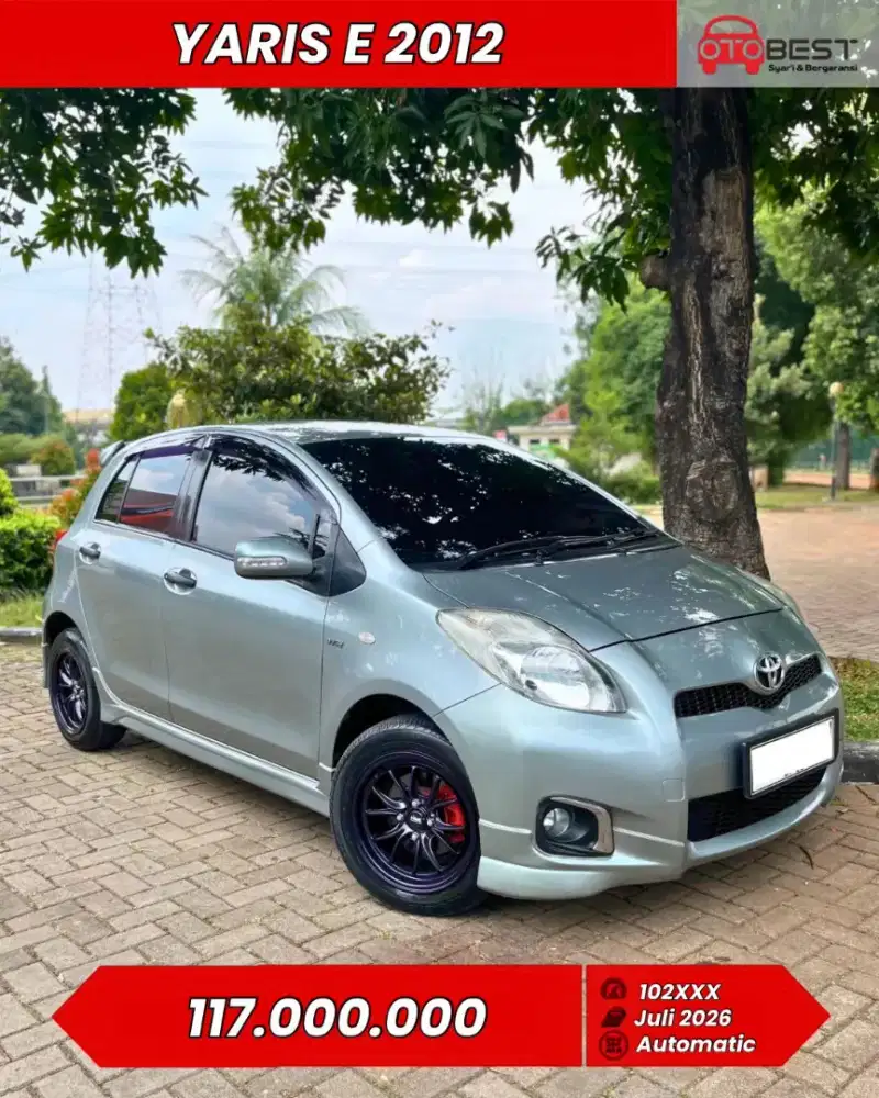 Cash Yaris E 1.5 AT 2012