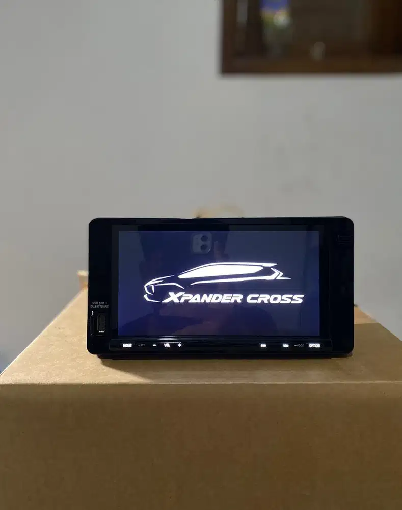 dijual head unit original mitsubishi expander aplle carplay