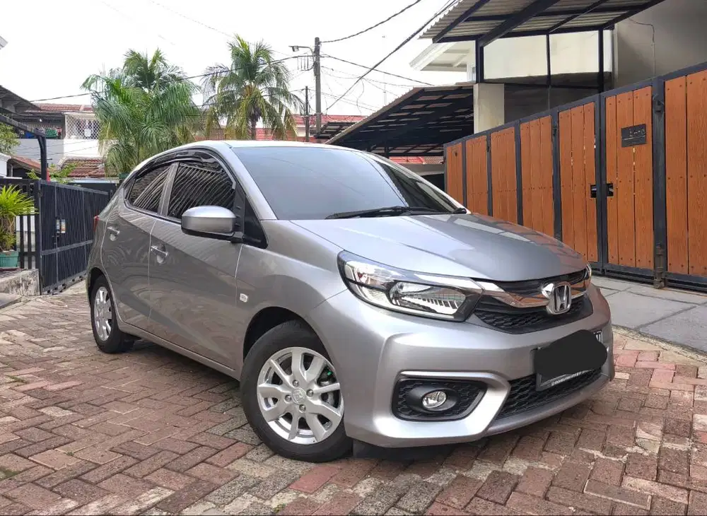 KM 21rb Honda New Brio 1.2 E CVT AT 2022 2023 AC Digital Like New