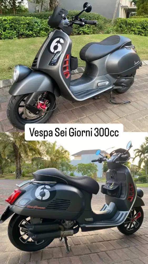 DIJUAL Vespa GTV Sei Giorni II 300 cc