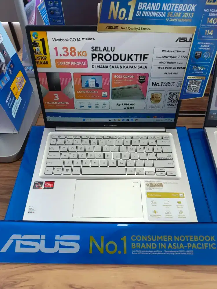 Kredit laptop Asus VIVOBOOK GO 14 M1405YA tanpa DP dan ADM