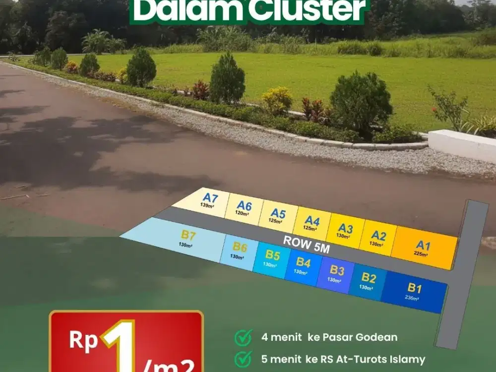 Tanah Dijual Sleman Godean Murah 5 Menit dari RS At-Turots Islamy