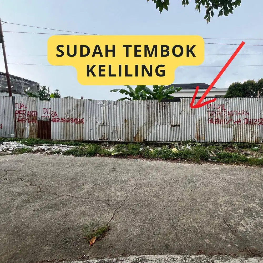 Tanah Palembang JL Tanjung Harapan, Dekat PARAMONT